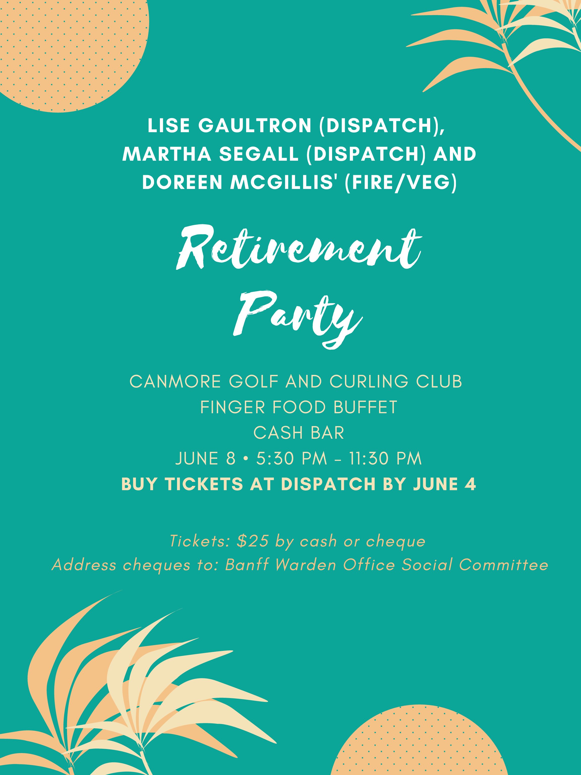 Triple Retirement Party – Banff National Park