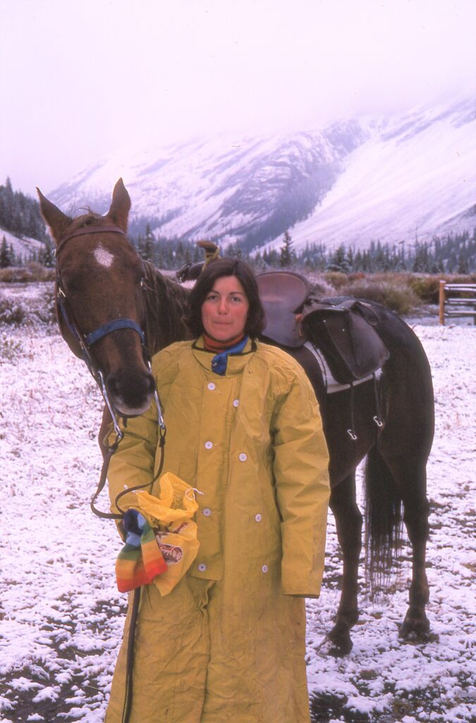 1977 Boundary Patrol - Windy, Banff National Park. Horse, Wack