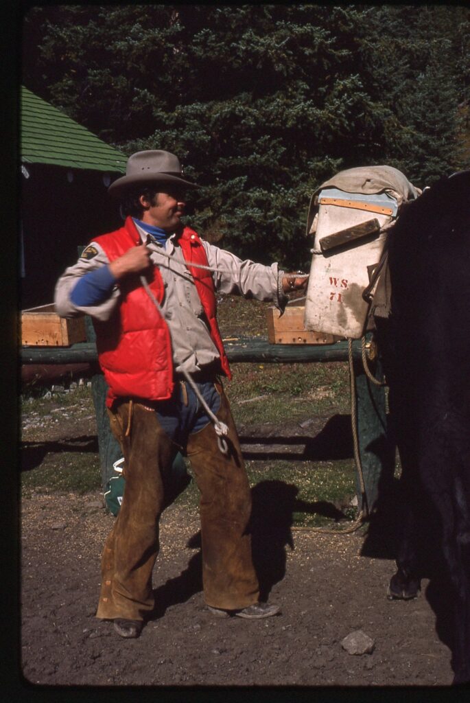Keith Everts packing 1976