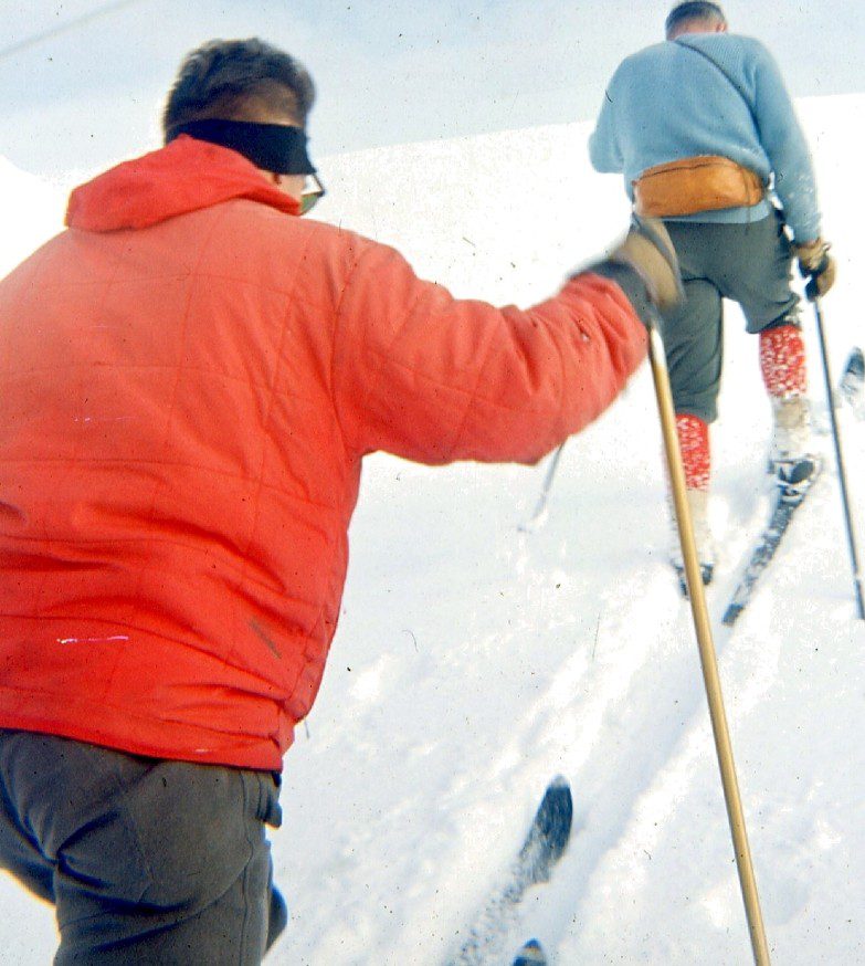 skiing at rogers pass