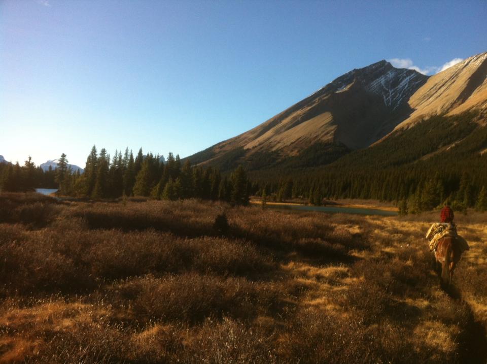 Near Paul’s camp at Red Deer Lakes. Photo courtesy of Susan Peyto.