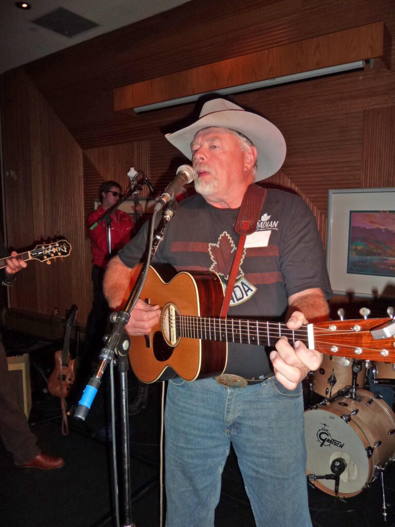 Al Bjorn playing guitar