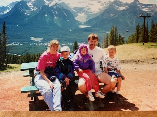 Hal Morrison and his family