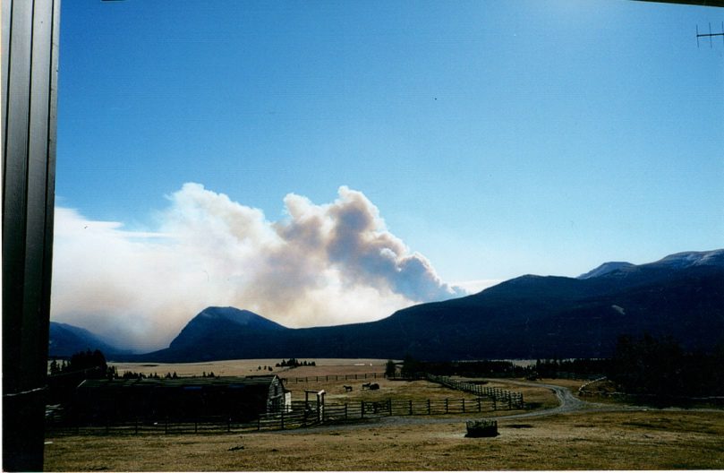 Dogrib Fire at 10 am October 16th, 2001