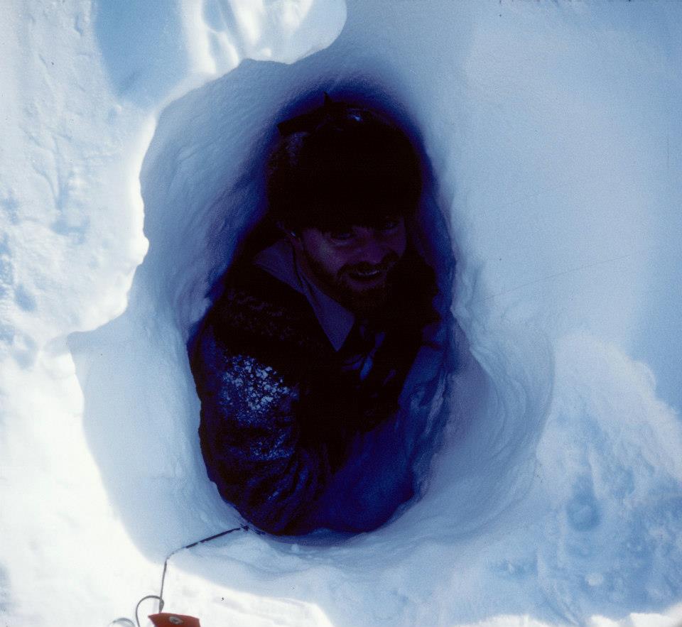 Polar bear den